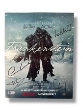 Frankenstein Cast 11x14 Signed Photo ACG Certified picture