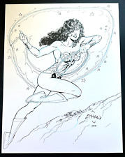 Ethan Van Sciver Wonder Woman Commission 11X14 Not Blue Line picture