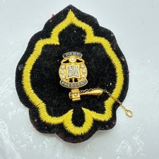 Vintage ABWA Past President Pin 1/20 12K Gold Filled Seed Pearl Gavel Guard picture