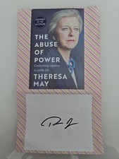 Theresa May Autograph Autographed Original picture