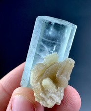 99 Carat Aquamarine Crystal Specimen From Skardu Pakistan picture