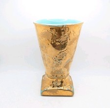 Vtg Gilmer Potteries Weeping Vase 6.75