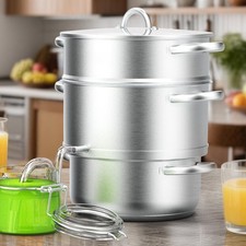 Stainless Steel Steam Juicer 4.5 QT with Strainer - Perfect for Grapes, Berries picture
