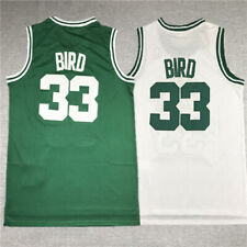 Larry Bird #33 Boston Celtics Throwback Vintage Men's Sewn Jersey - Size S-2XL picture