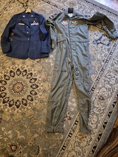 Post Vietnam Captains Uniform Grouping With Flight Suit Woman Veteran picture