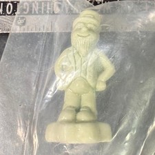 Wade Vintage Miniature Leprechaun Figurine Light Green Lucky Charm 1.75 Inch picture