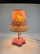 Hello Kitty Sanrio Vintage Lamp with Shade. Please Review Photos Carefully  picture