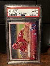 2015 Topps Mike Trout Baseball Card #300 PSA 10 Gem Mint picture