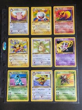 Complete 1st Edition Jungle Set - Non Holo - Vintage 1999 Pokemon Cards Bundle picture