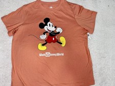 Walt Disney World Mickey Mouse Orange T-Shirt Size M NWT picture
