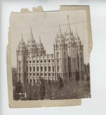 C1930  PHOTO MORMON CHURCH SALT LAKE CITY UTAH - LATTER DAY SINTS - VINTAGE  picture