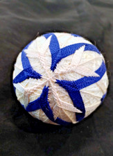 Vintage Japanese Handcrafted Temari Ball Traditional Folk Art Handmade picture