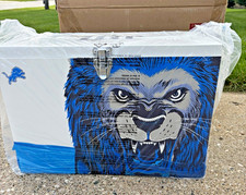 NEW Miller Lite Detroit Lions Football Ice Box Cooler Beer πΊππ¦ NFL picture