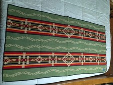 True Vintage Pendleton Beaver State Wool Blanket Southwestern Aztec 66