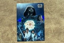 2021 Topps Chrome Star Wars Galaxy #48 Empire and Rebellion Refractor picture