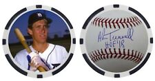 Alan Trammell - DETROIT TIGERS -  POKER CHIP  ***SIGNED*** picture