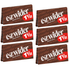 ez wider Rolling Paper 1 1/2 Cigarette Papers (1.5) 144 Leaves (6 Booklets) picture