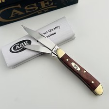 Case XX Smooth #28702 Chestnut Bone Peanut 6220 Folding Pocket Knife picture
