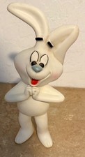Vintage 1970s TRIX Rabbit 9” Figure Squeaky Toy General Mills Advertising Figure picture
