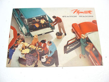 VINTAGE 1958 PLYMOUTH STATION WAGONS SALES BROCHURE picture