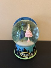 RARE Wicked Musical Snow Globe Oz Broadway DANCING THROUGH LIFE 2013 picture