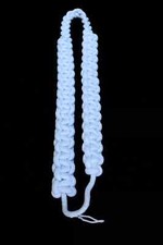 DEURA HIGH QUALITY WHITE Shoulder Cord Cobra Knot Nylon picture
