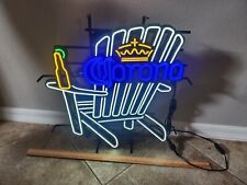 CORONA BEER SIGN Adirondack Beach Chair NEW ORIGINAL LIGHT LED AUTHENTIC BAR NEW picture