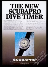 1983 Scubapro Dive Timer scuba diving timer photo vintage print ad picture