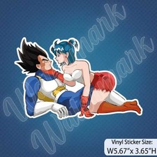Dragon_Ball_V74_Vegeta_&_Bulma_Decals_Stickers picture