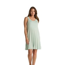 Faceplant Bamboo V-Neck Nightgown (Aqua Mist, X-Large) picture