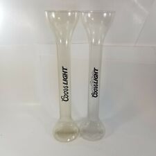 2 vintage Coors Light Beer Party Cups Plastic Cups Tumblers Festival  picture