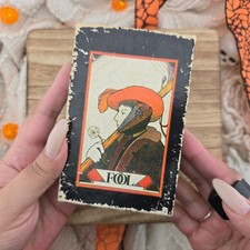 Aquarian Tarot Orange Ouroburos Cards 78 Card Complete Deck 1970 Vintage picture