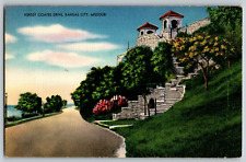 Kansas City, Missouri - Kersey Coates Drive - Vintage Postcard - Unposted picture