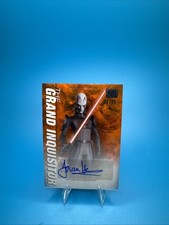2026 Topps Chrome Star Wars Galaxy Grand Inquisitor Orange Refractor Auto/25 🔥 picture