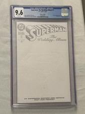 Limited Time Sale Superman Wedding Album 1 CGC 9.6 Collector's Embossed Variant picture
