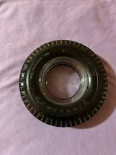 Vintage Firestone Transport 110 Tire Advertising Glass Ashtray 1950-1965 picture