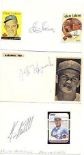 1950 Clem Labine Brooklyn Dodgers MLB Baseball Signed Index Card Deceased picture