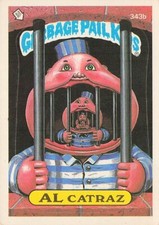 GARBAGE PAIL KIDS Al Catraz Topps 1987 Sticker #343b picture