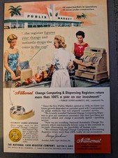 Vintage 1959 Publix Super Market Ad - National Cash Register Art picture