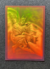 1995 DC Fleer Entertainment Metal Batman Forever Batman Hologram Foil Vintage picture