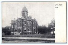 c1905's Court House Building Tower Entrance Dirt Road Webster City Iowa Postcard picture