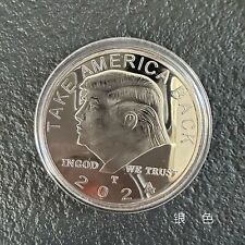 10pcs 2024 President Donald Silver Trump Commemorative Coin Save America Again picture