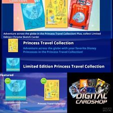 Topps Disney Collect Princess Travel Collection 28 Cards - Limited, Chrome, +++ picture