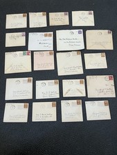 20 Old post cards 1935-1945 One family, opened, as pictured. picture