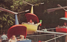 Postcard Elysburg Pennsylvania: Knoebels Groves Amusement Resort Helicopters picture