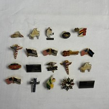 Lot Of 20 Piece Mixed Vintage And Modern Enamel Lapel Pins Lot 4 picture