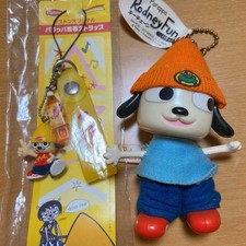 Parappa the Rapper 1997 2002 Lipton Keychain Figure Doll Mascot Heisei Retro Tag picture