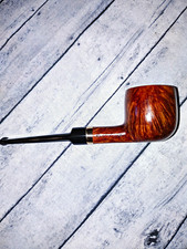 Refurbished Vintage Weber Straight Apple Estate Pipe With 14k Gold Band Cleaned picture