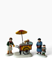 Department 56 (CHRISTMAS IN THE CITY): HOT DOG VENDOR, Figurine Set picture
