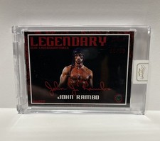 2024 Rambo Keepsake Edition John Rambo Legendary Gem stone Signagraph 68/99 📈 picture